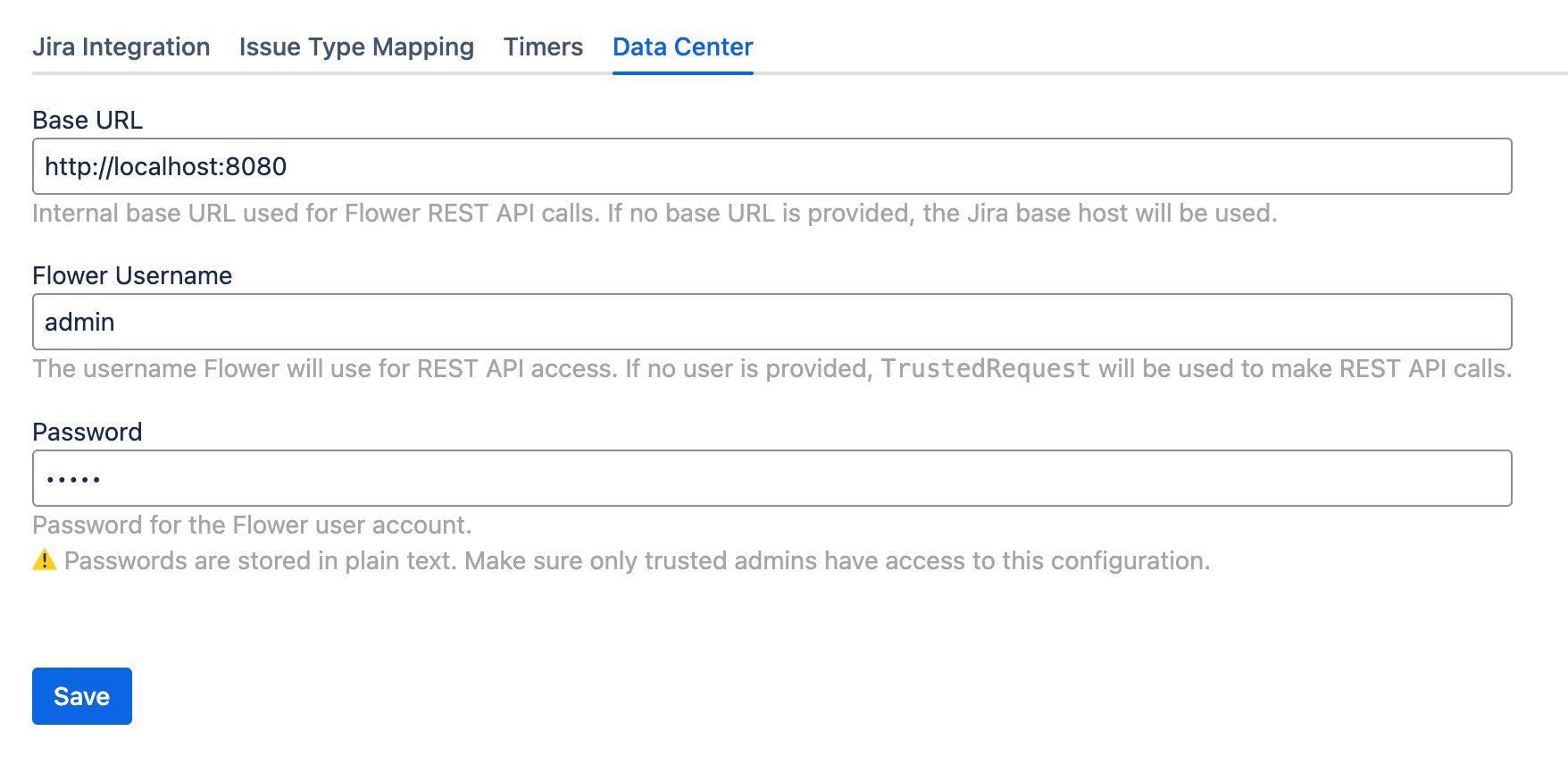 How to link a Flower process to a Jira Issue type